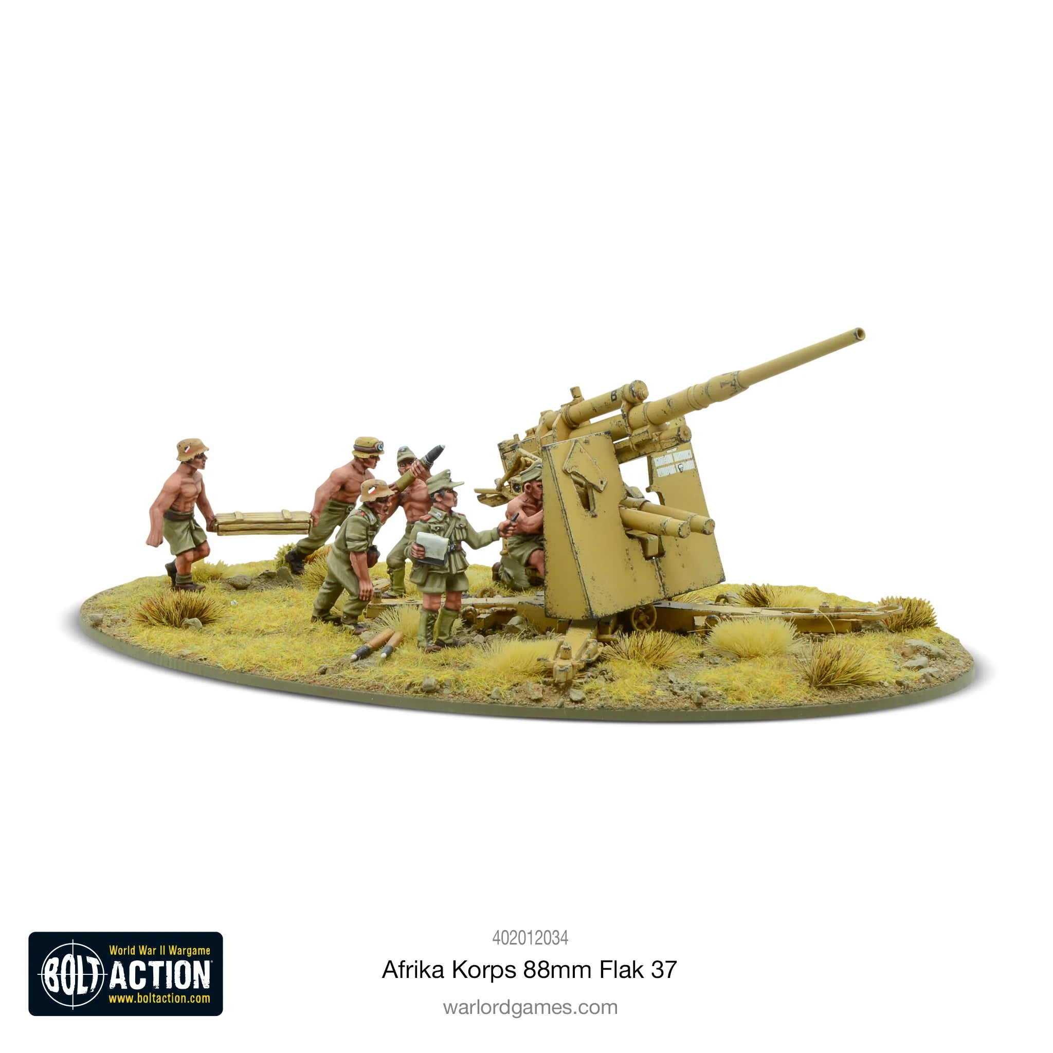 Bolt Action | German Afrika Korps 8.8cm Flak 37 | 28mm Plastic & Metal Unit