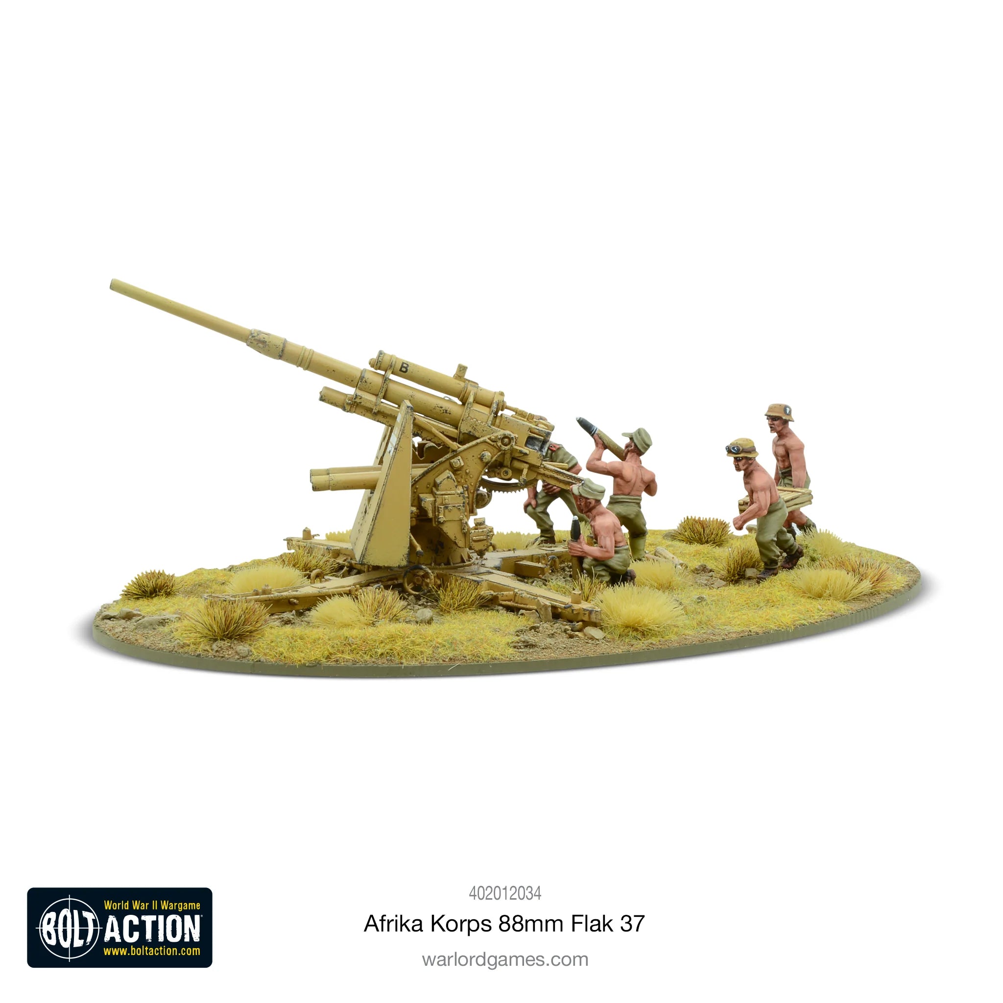 Bolt Action | German Afrika Korps 8.8cm Flak 37 | 28mm Plastic & Metal Unit