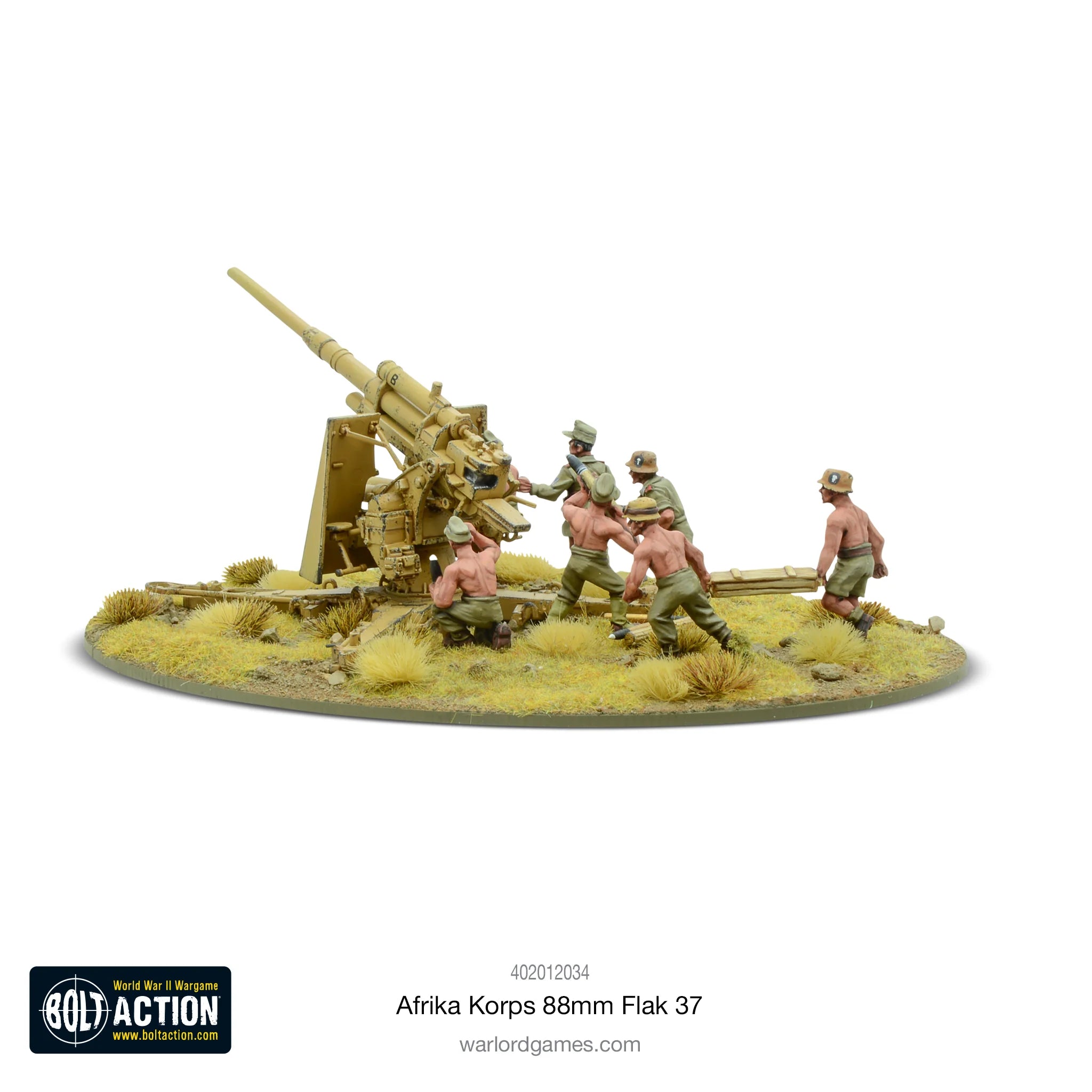 Bolt Action | German Afrika Korps 8.8cm Flak 37 | 28mm Plastic & Metal Unit