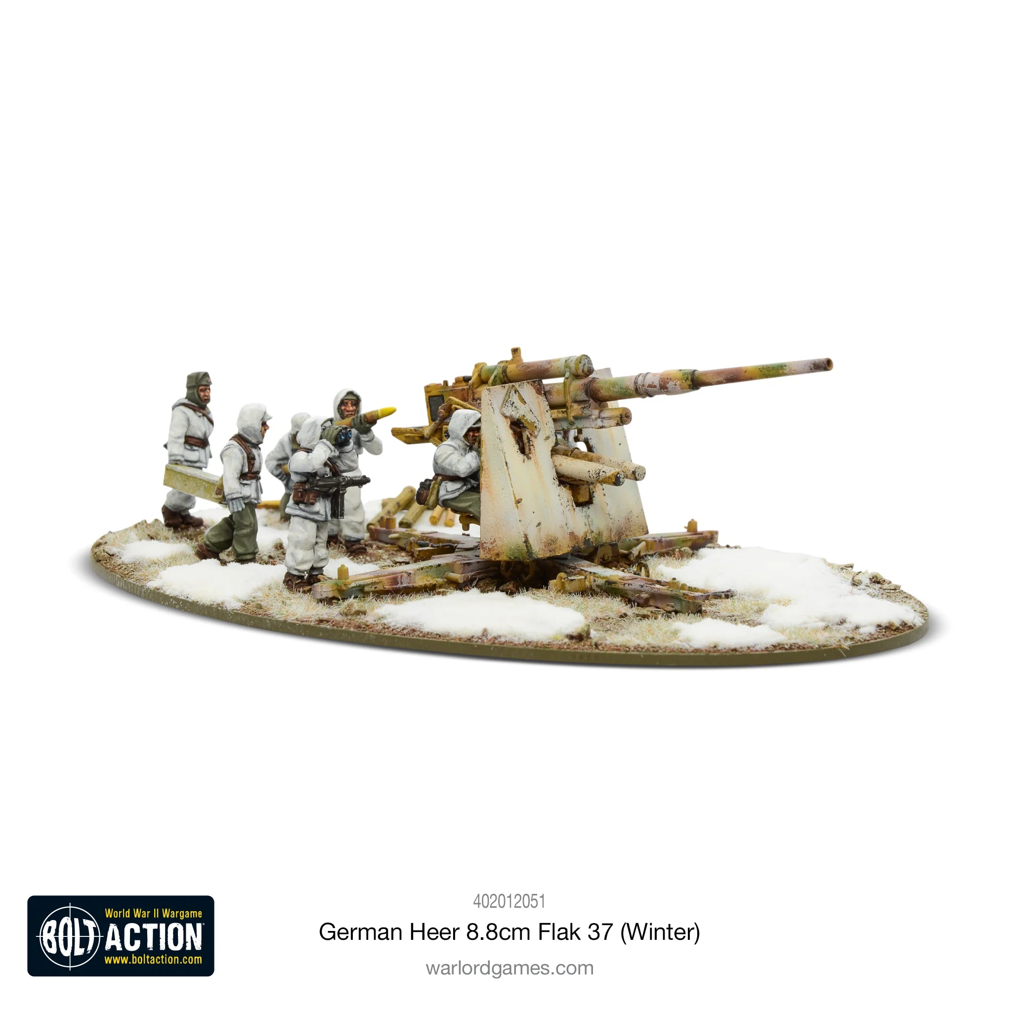 Bolt Action | German Heer 8.8cm Flak 37 Winter | 28mm Metal Unit