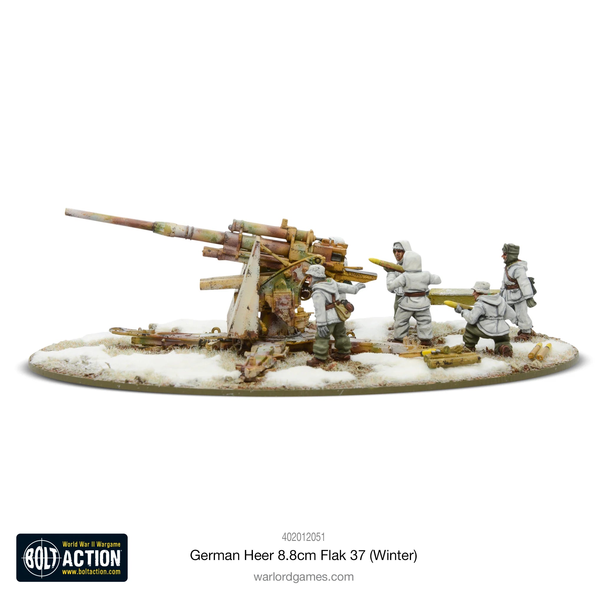 Bolt Action | German Heer 8.8cm Flak 37 Winter | 28mm Metal Unit