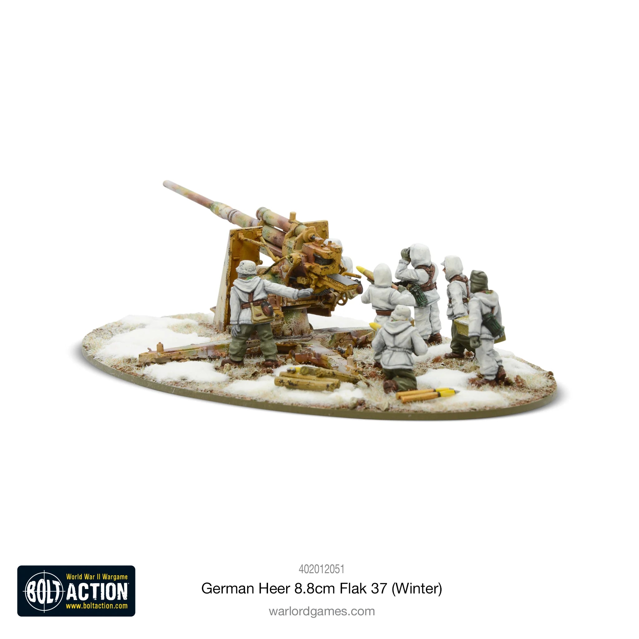 Bolt Action | German Heer 8.8cm Flak 37 Winter | 28mm Metal Unit