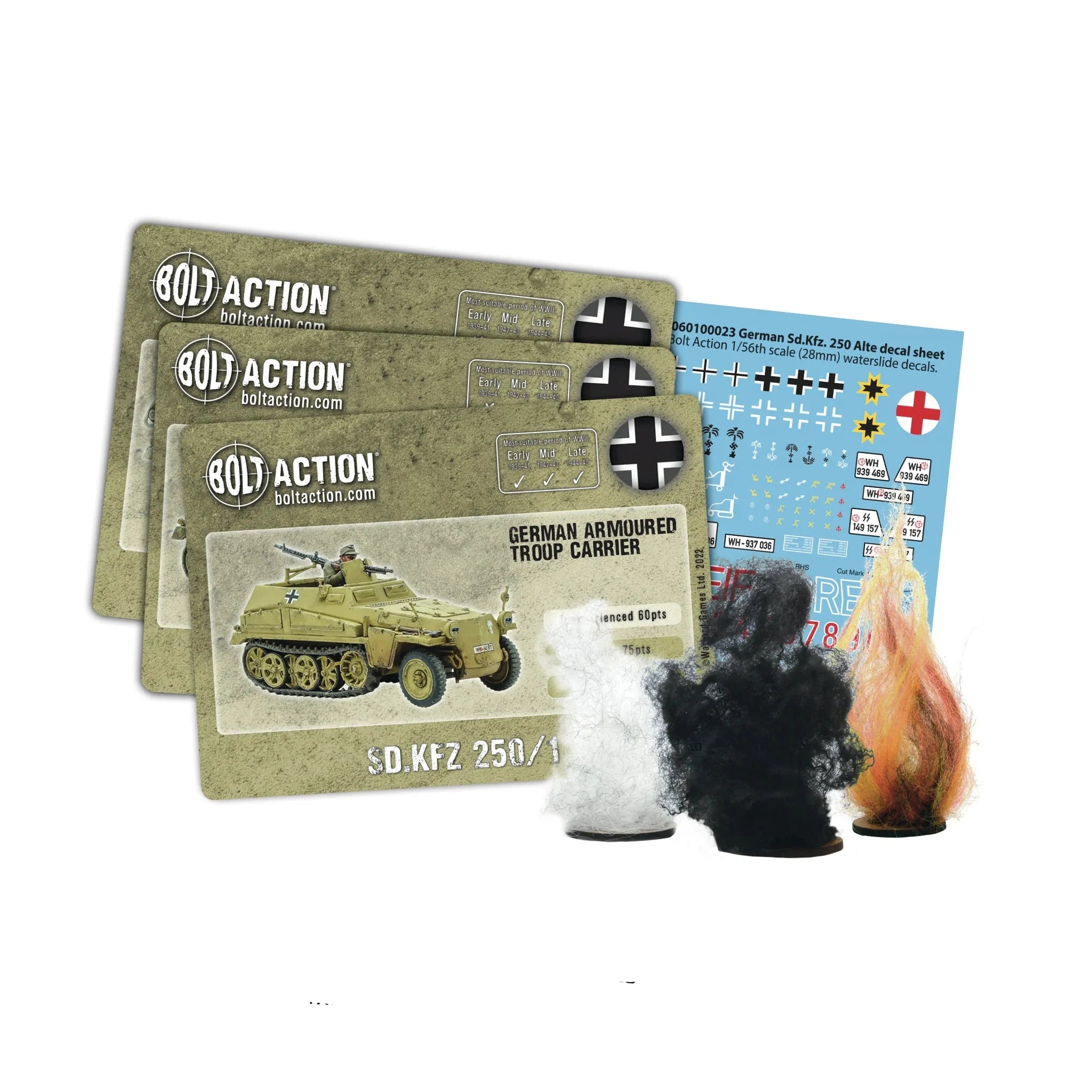 Bolt Action | German SD.KFZ 250 Alte Half Track | 28mm Plastic Vehicle