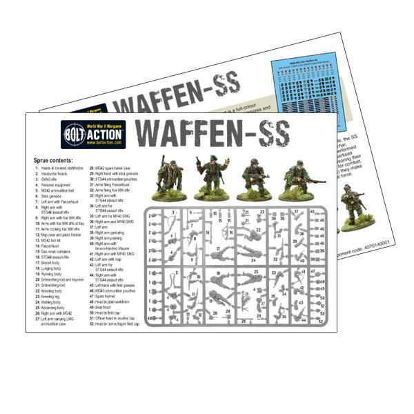 Bolt Action | German Waffen-SS | 28mm Plastic Unit