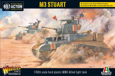 Bolt Action | USA M3 Stuart Light Tank | 28mm Plastic Vehicle