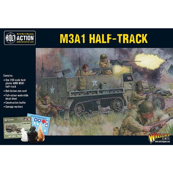 Bolt Action | USA M3A1 Half-Track | 28mm Plastic Vehicle