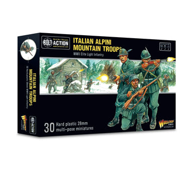 Bolt Action | Italian Alpini Mountain Troope | 28mm Plastic Unit