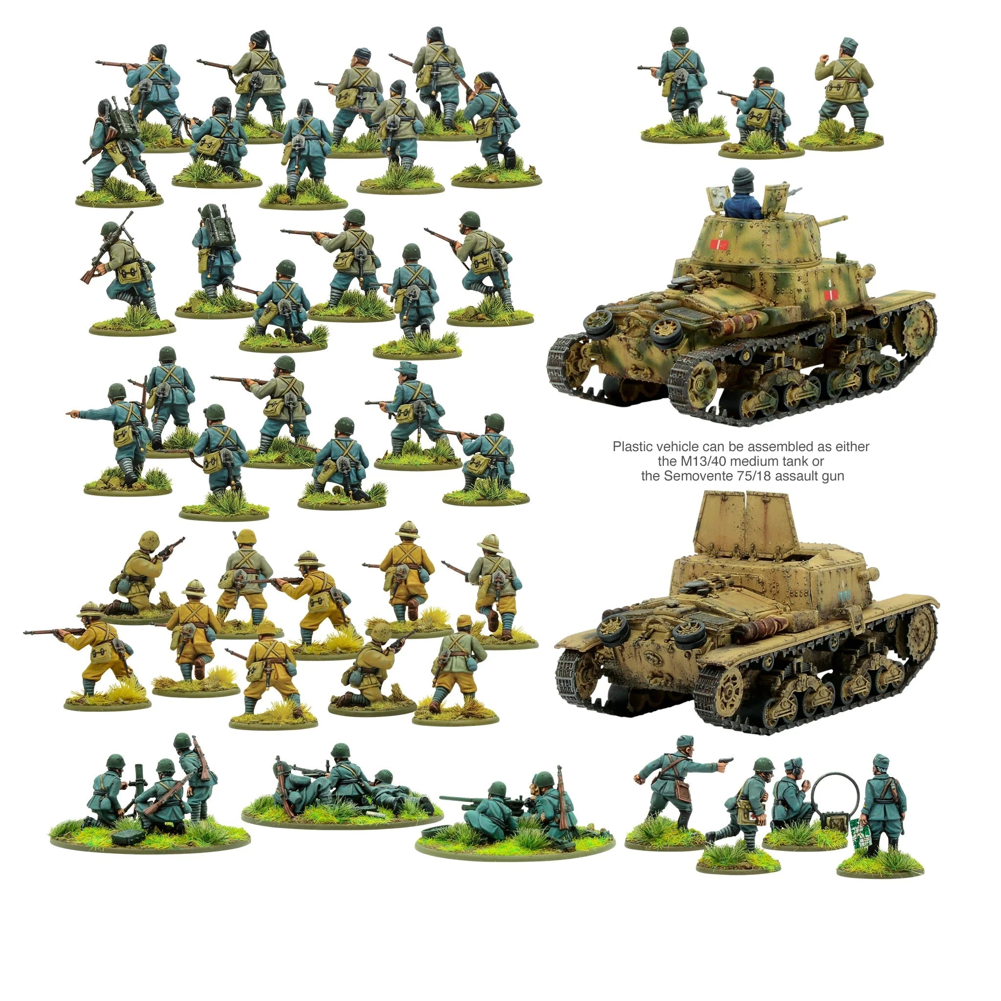 Bolt Action | Italian Army and Blackshirts | 28mm Plastic Starter