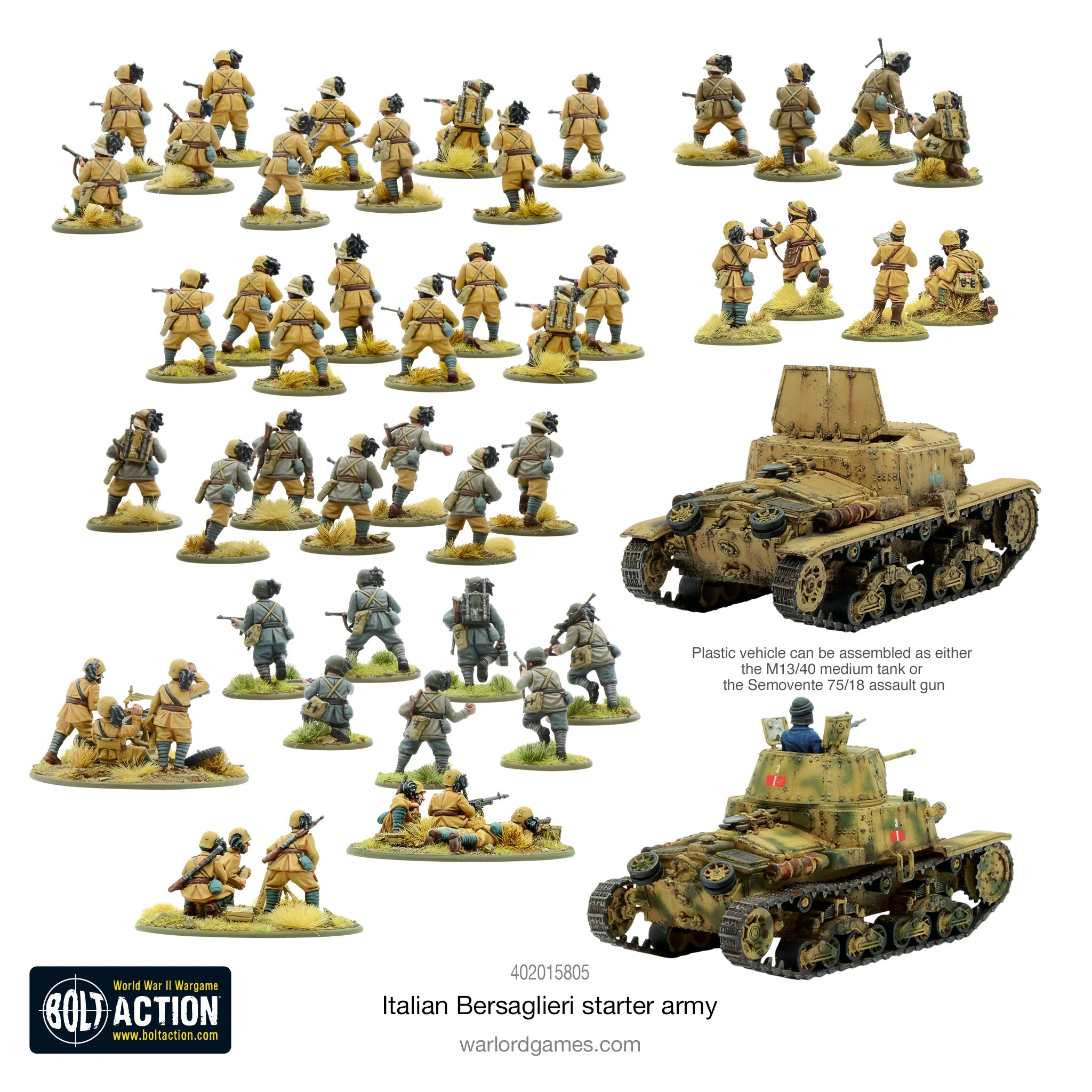 Bolt Action | Italian Bersaglieri | 28mm Plastic Starter