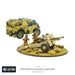 Bolt Action | 8th Army 25 pdr Light Artillery, Quad Tractor & Limber | 28mm Resin Metal Vehicle