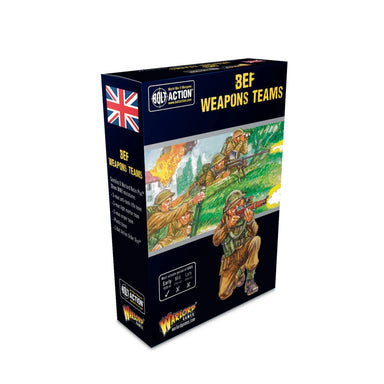 Bolt Action | British | BEF Weapons Team | 28mm Resin Small Box | Warlord | Miniature Kingdoms