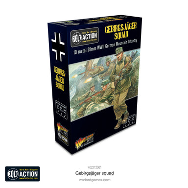 Bolt Action | German | Gebirgsjager | 28mm Metal Unit | Warlord | Miniature Kingdoms