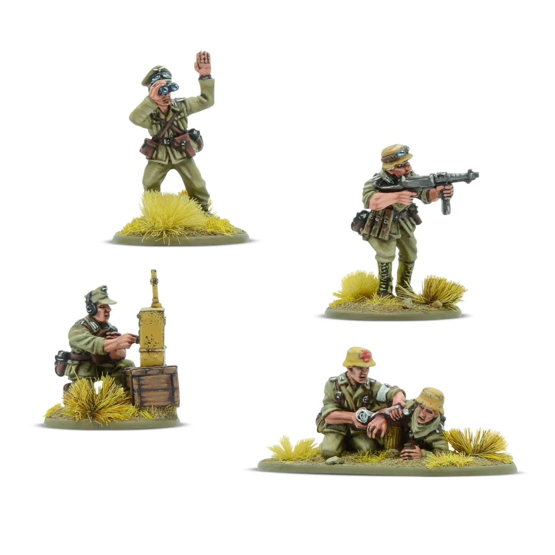 Bolt Action | Afrika Korps Support Group | 28mm Metal Unit