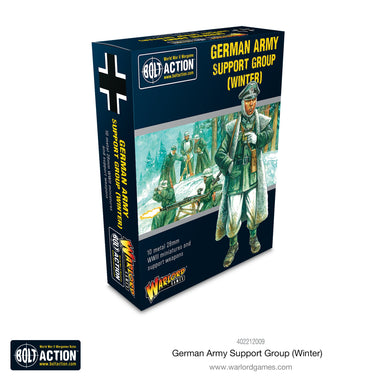 Bolt Action | German Army Support Group Winter | 28mm Metal Unit | Warlord | Miniature Kingdoms