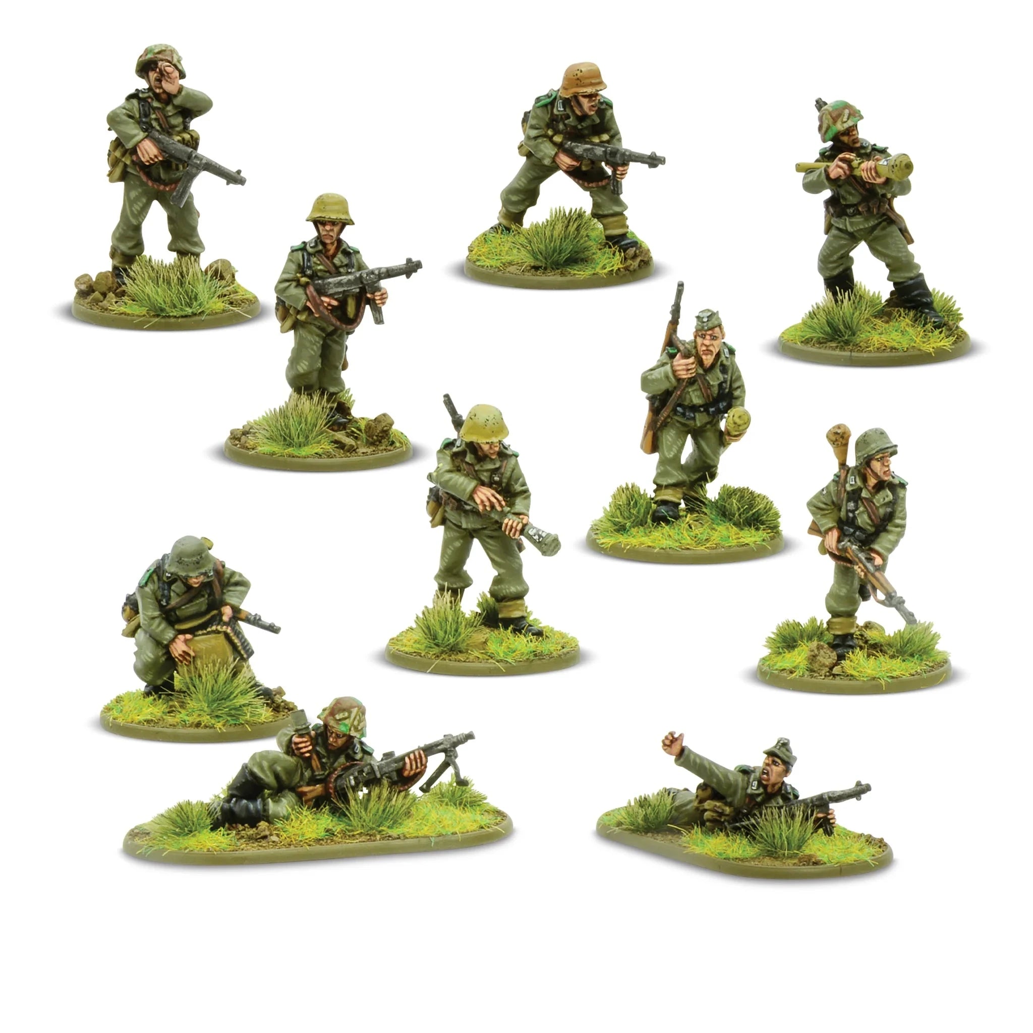 Bolt Action | German Panzer Lehr Squad | 28mm Metal Unit