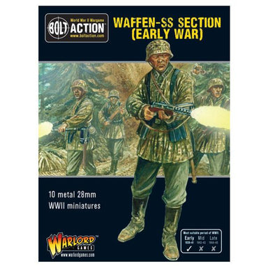 Bolt Action | German Waffen-SS Early War | 28mm Metal Unit | Warlord | Miniature Kingdoms