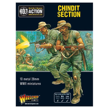 Bolt Action | British Chindit Section | 28mm Metal Unit | Warlord | Miniature Kingdoms