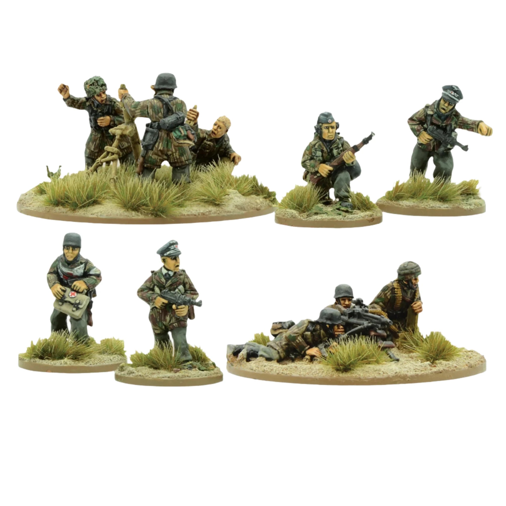 Bolt Action | German Fallschirmjager Support Group | 28mm Metal Unit