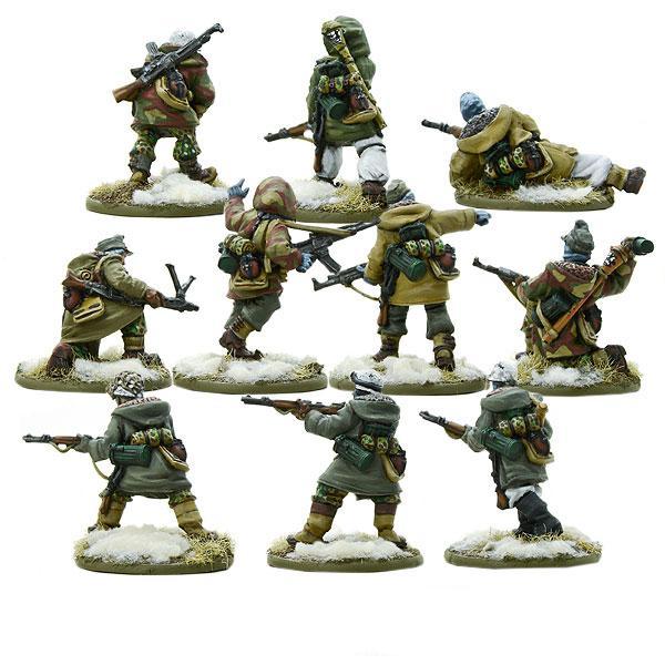 Bolt Action | German Waffen-SS Winter | 28mm Metal Unit