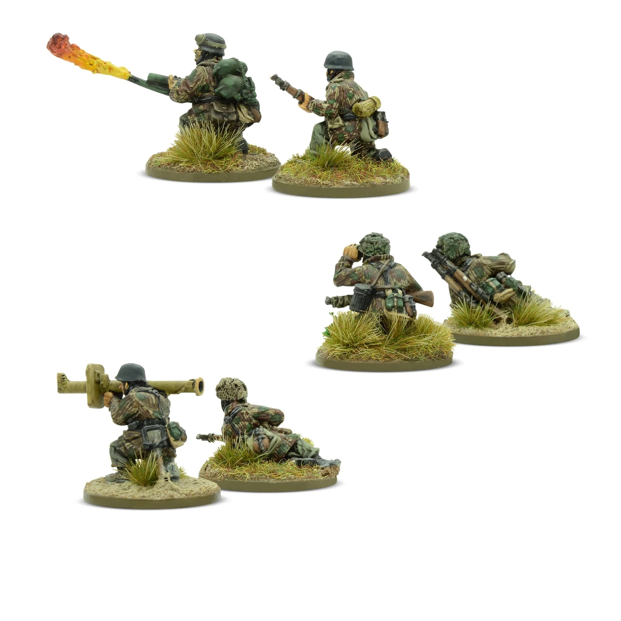 Bolt Action | German Fallschirmjager Weapons Teams | 28mm Resin Unit