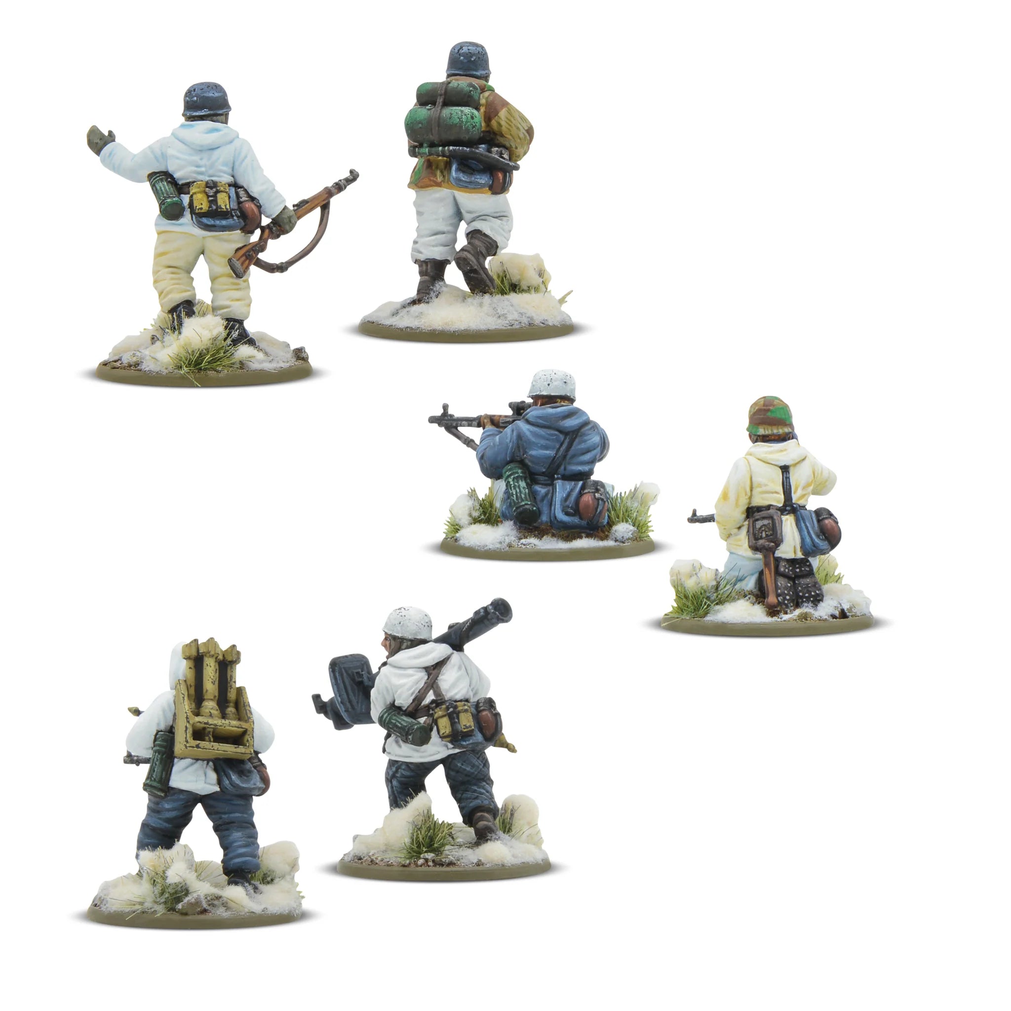 Bolt Action | German Fallschirmjager Weapons Teams | 28mm Resin Unit