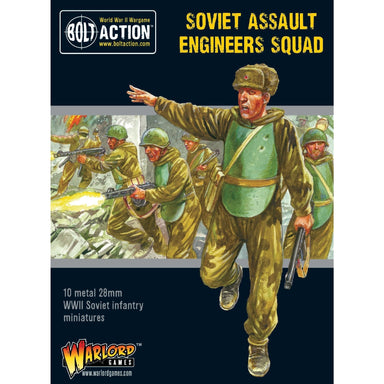 Bolt Action | Soviet Assault Engineers Squad | 28mm Metal Unit | Warlord | Miniature Kingdoms