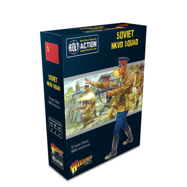 Bolt Action | Soviet NKVD Squad | 28mm Metal Unit | Warlord | Miniature Kingdoms