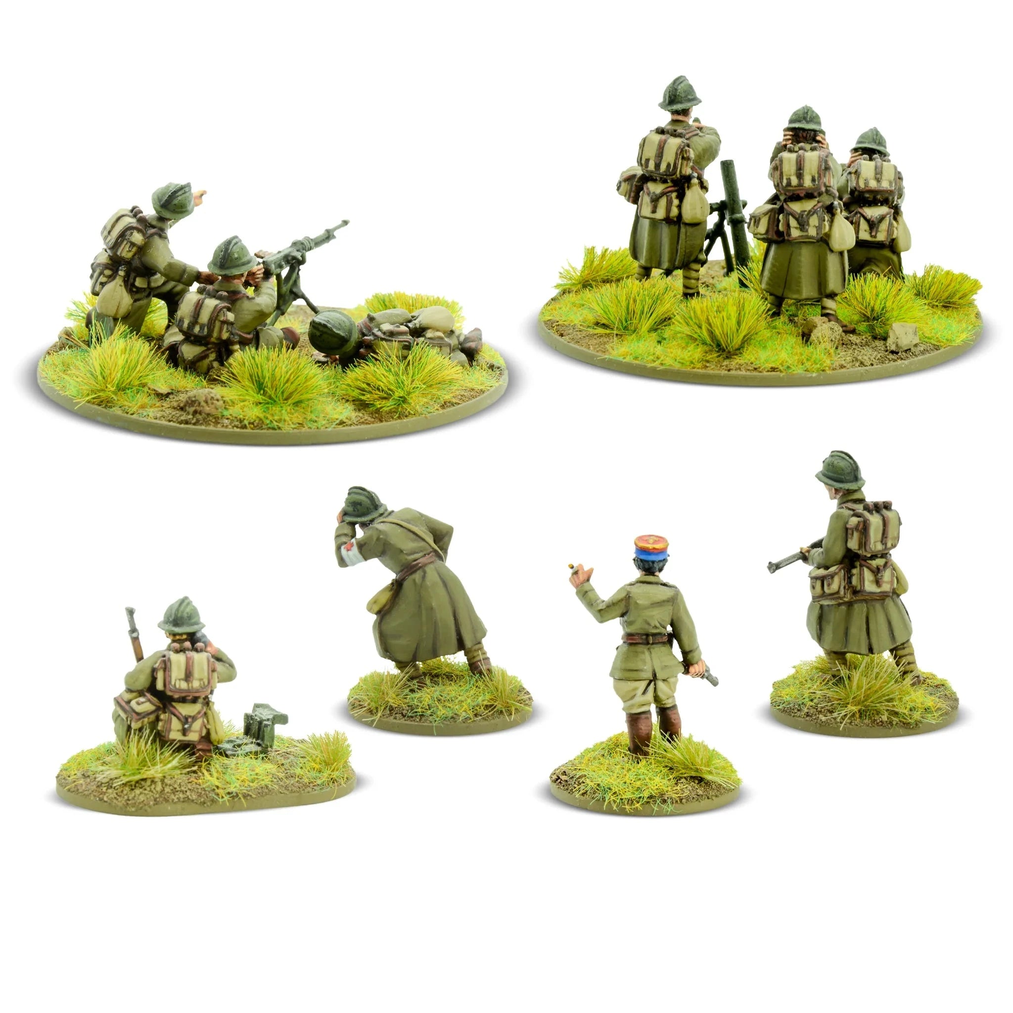 Bolt Action | French Army Support Group | 28mm Metal Unit