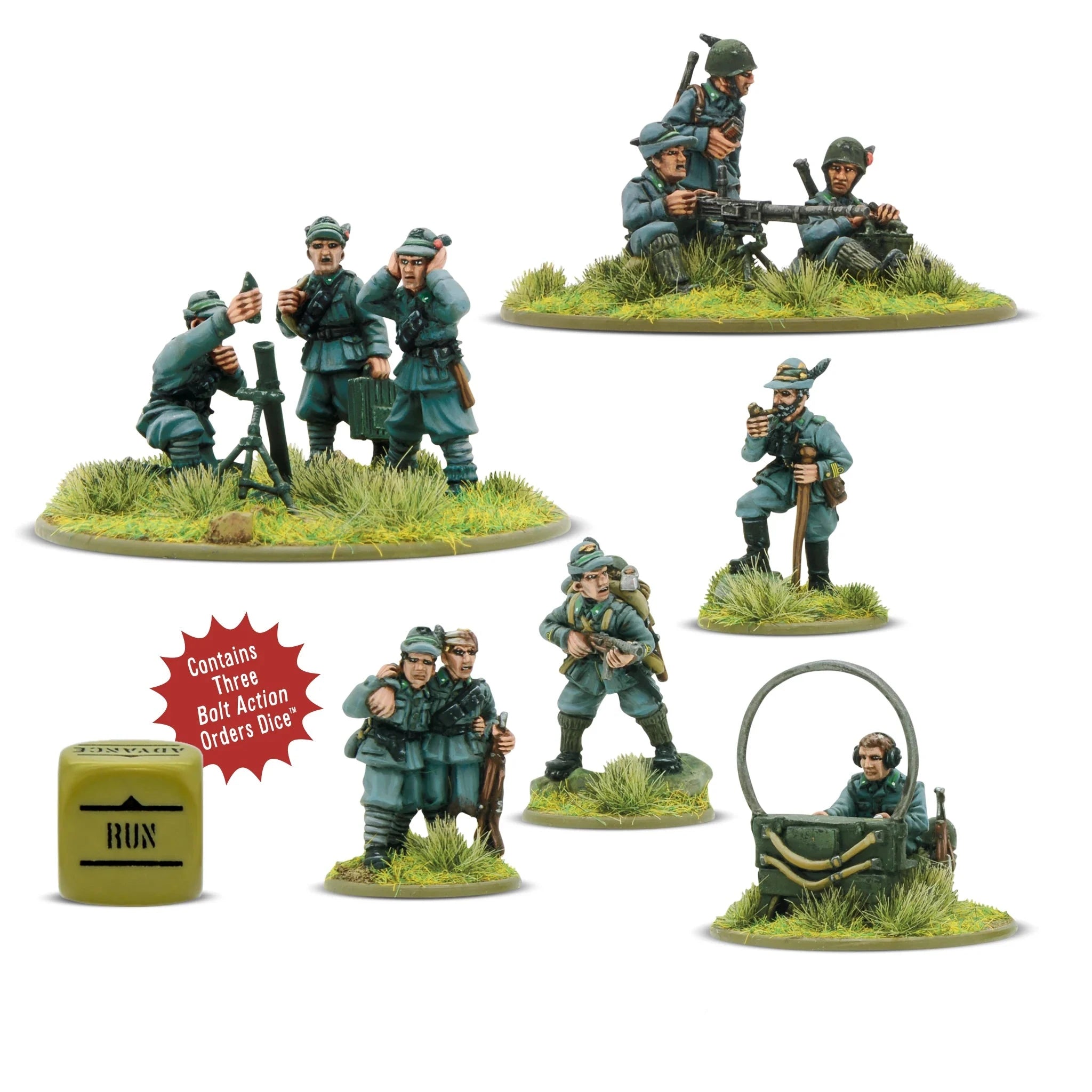 Bolt Action | Italian Alpini Support Group | 28mm Metal Unit