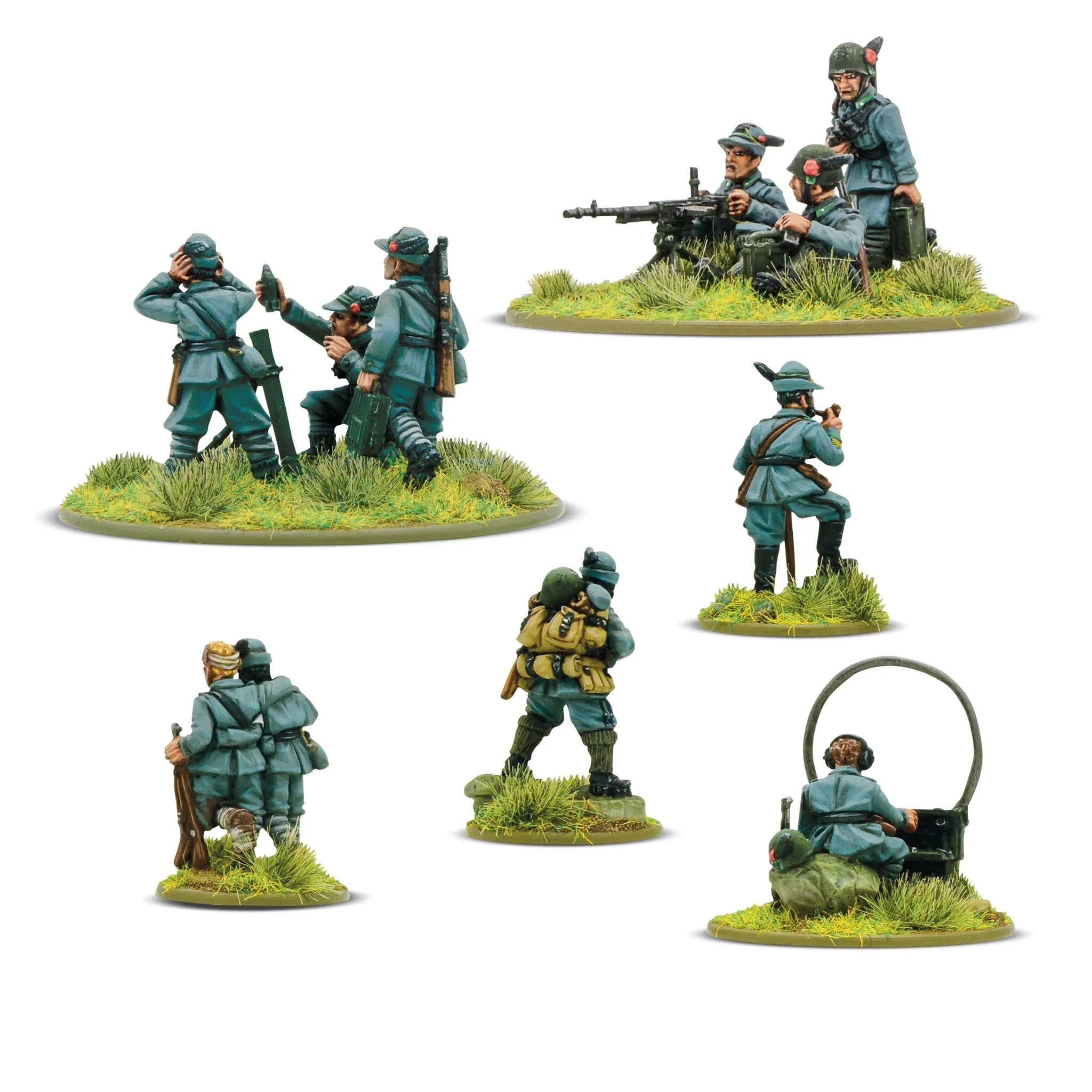 Bolt Action | Italian Alpini Support Group | 28mm Metal Unit