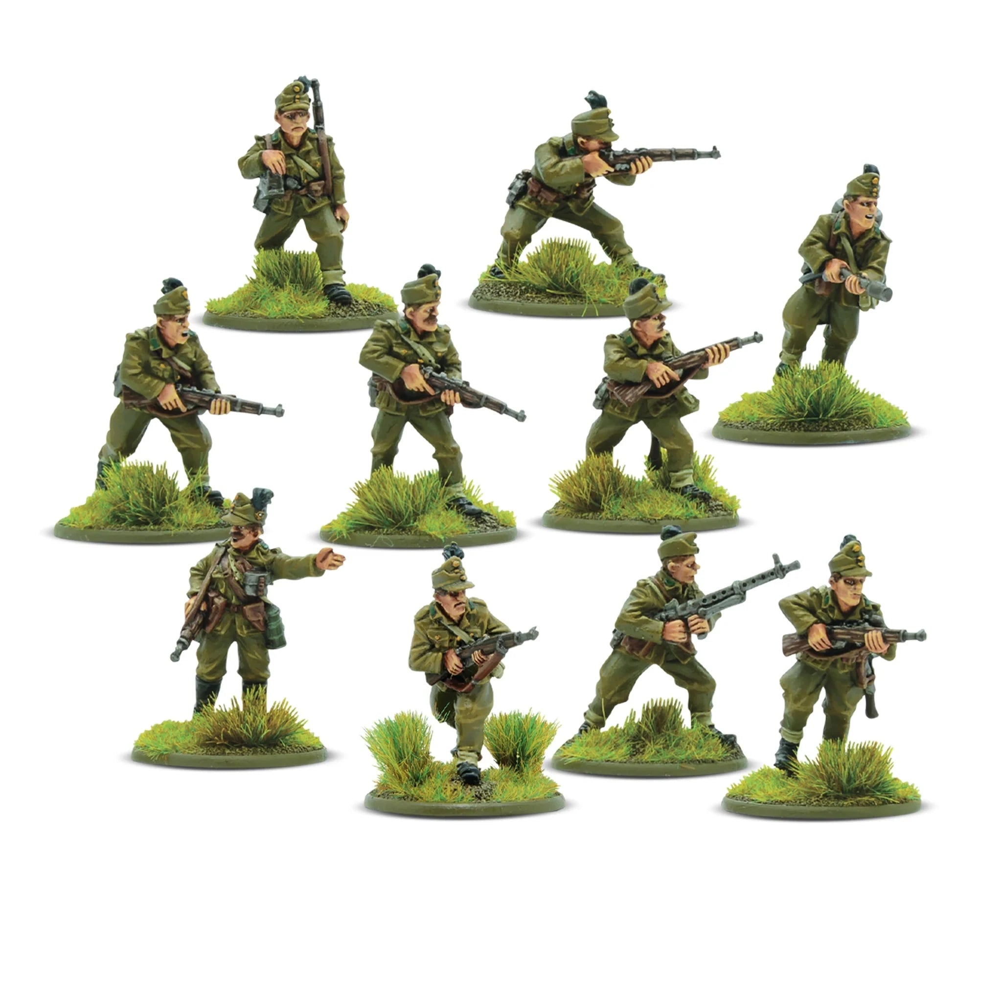 Bolt Action | Hungarian Army Border Guards Infantry Section | 28mm Metal Unit