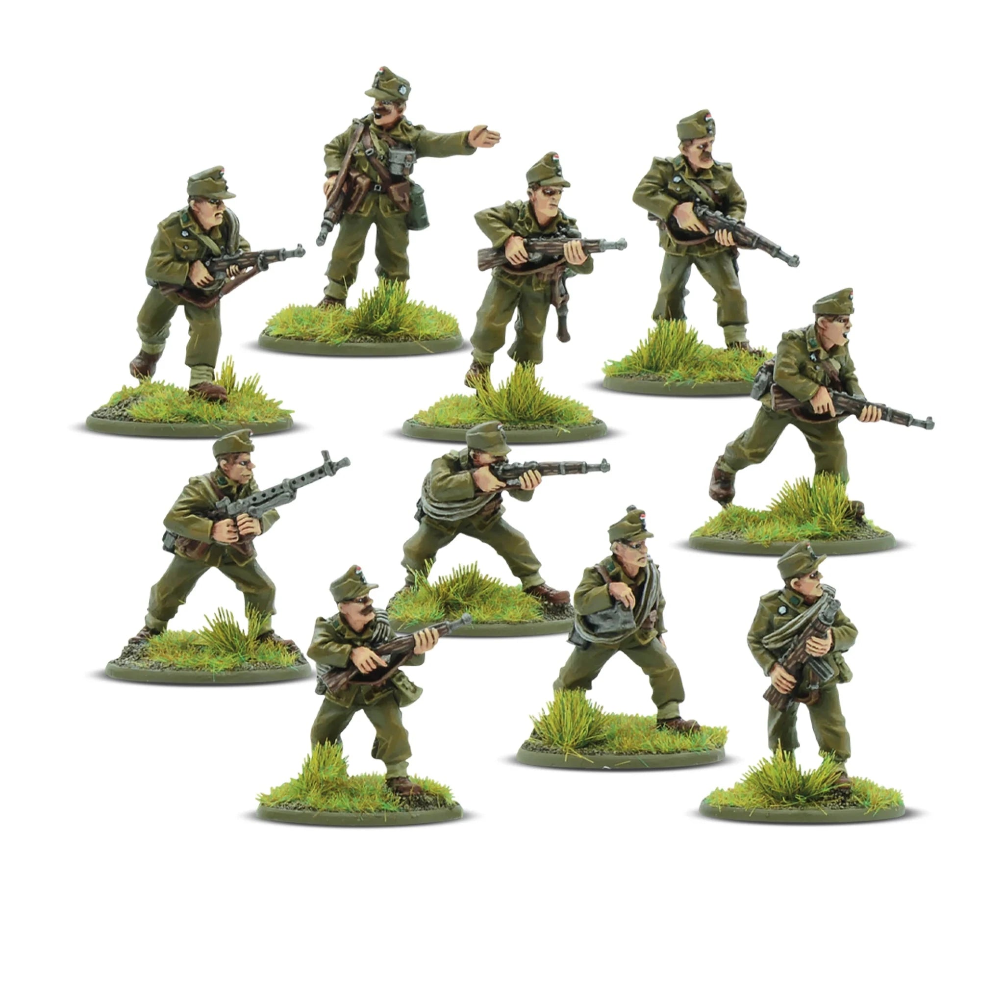 Bolt Action | Hungarian Army Mountain Infantry Section | 28mm Metal Unit