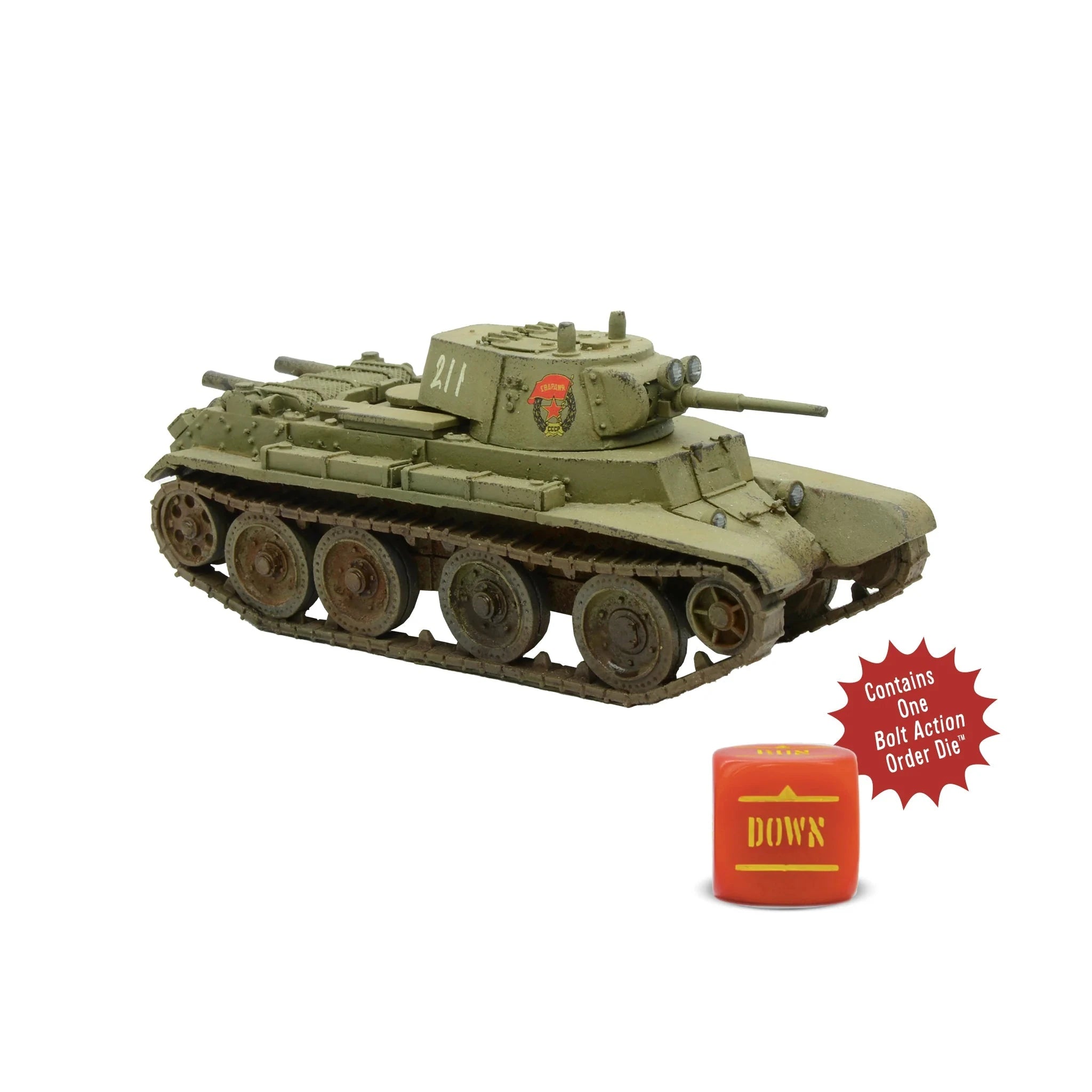 Bolt Action | Soviet BT-7 Light Tank | 28mm Resin Metal Vehicle