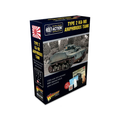 Bolt Action | Japanese Type 2 Ka-Mi Amphibious Tank | 28mm Resin Metal Vehicle