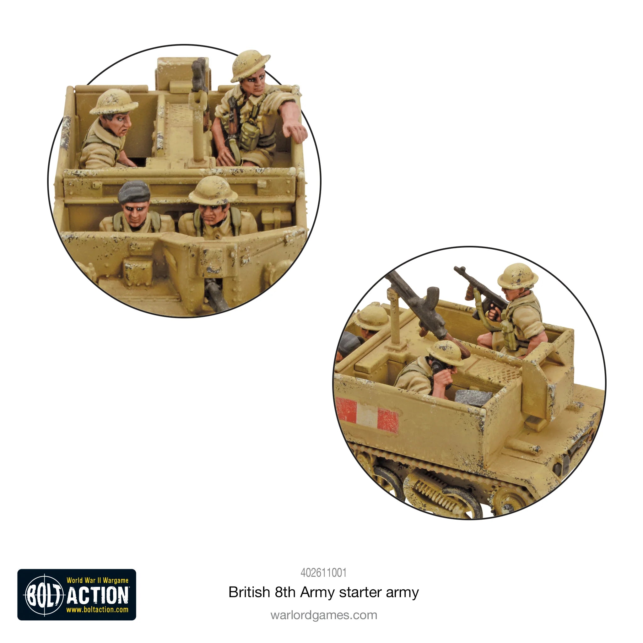 Bolt Action | British 8th Army | 28mm Plastic Starter