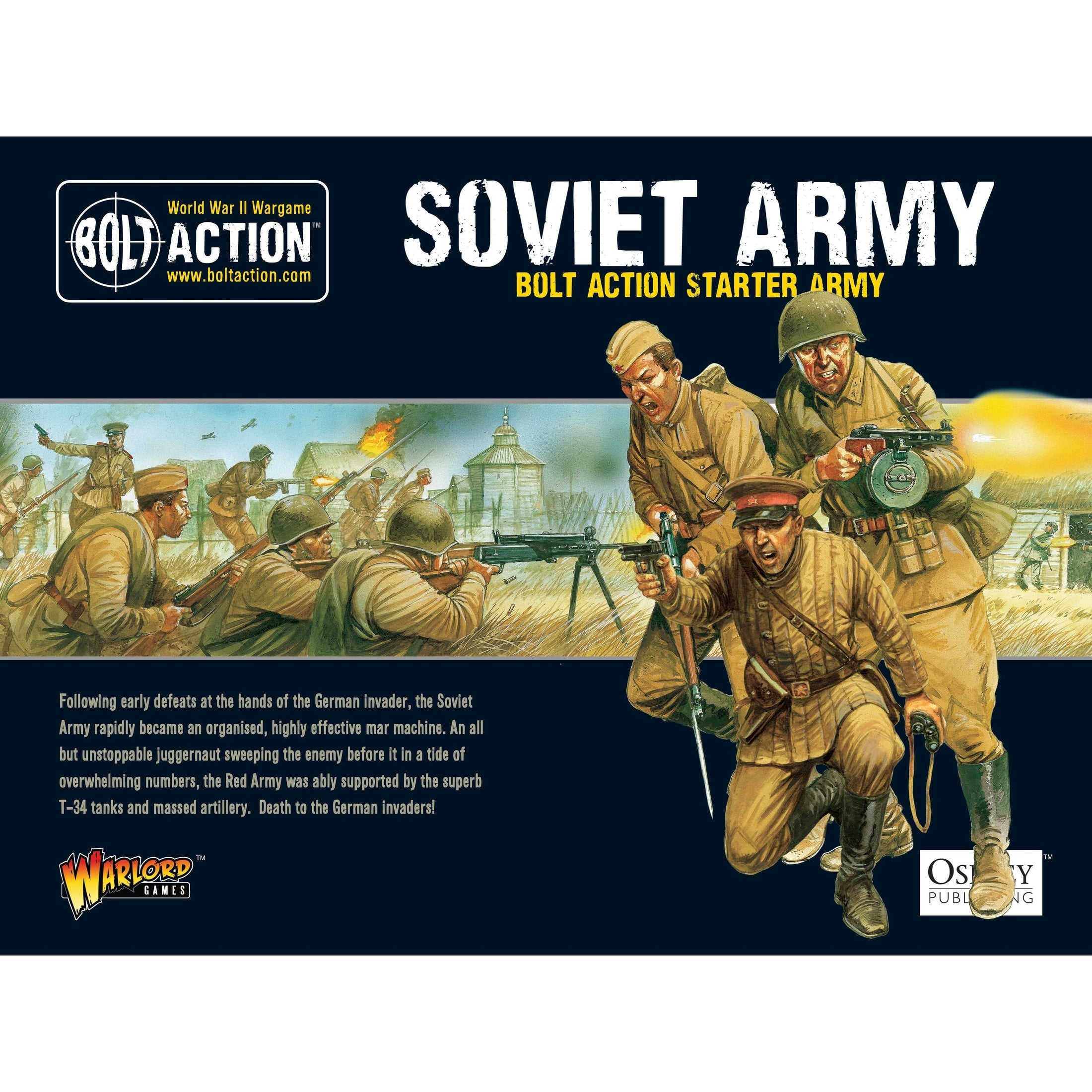 Bolt Action | Soviet Army Late | 28mm Plastic Starter | Warlord | Miniature Kingdoms