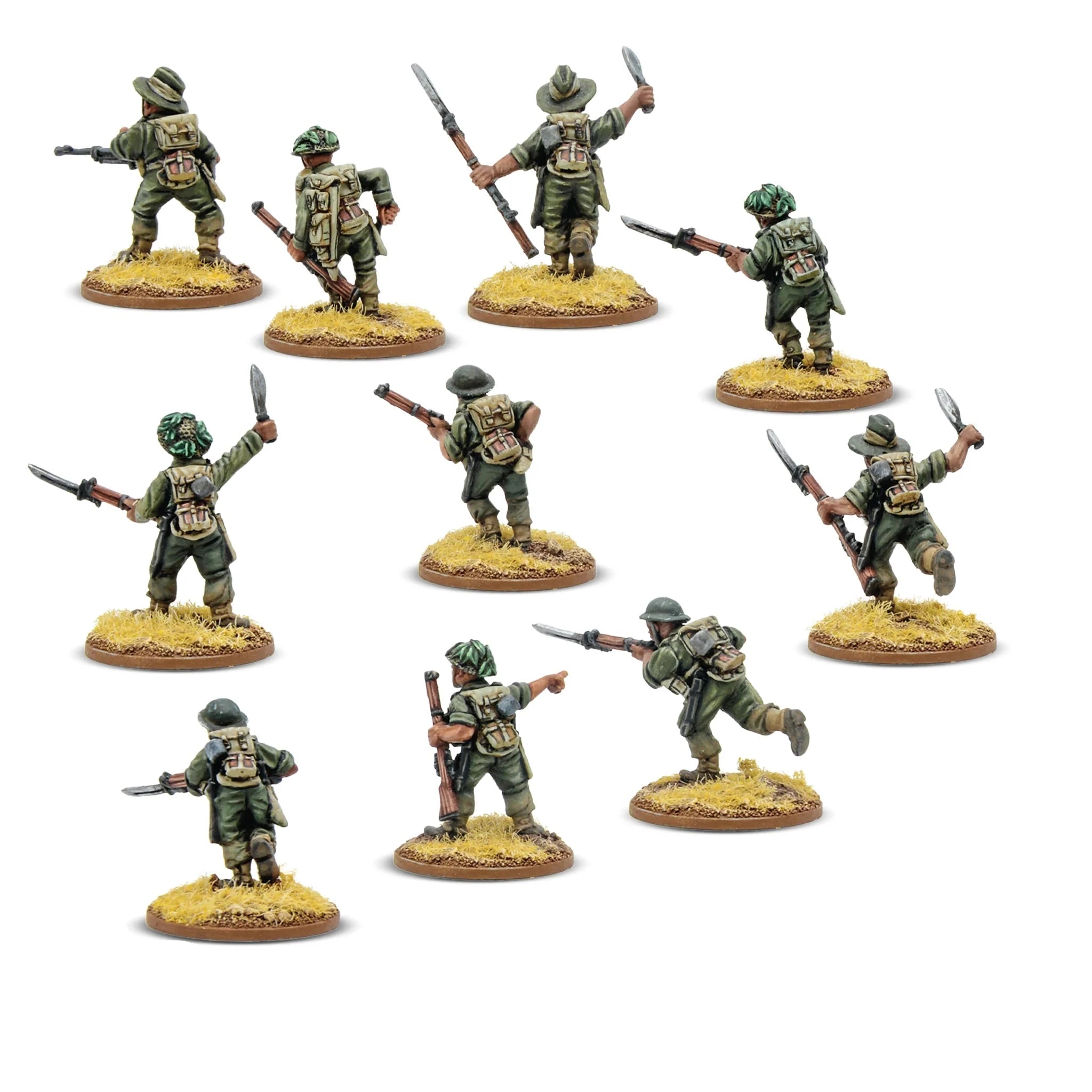 Bolt Action | Ghurka Section | 28mm Resin Unit