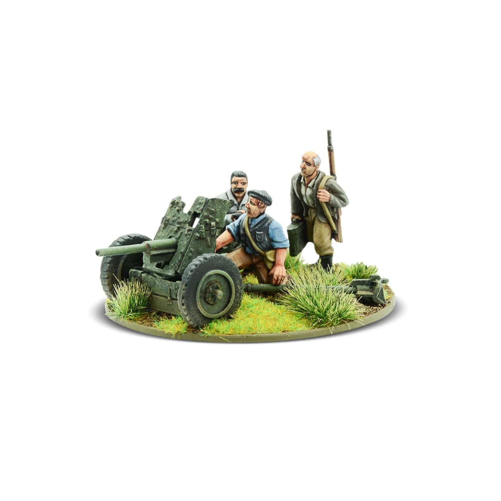 Bolt Action | French Resistance Light Anit Tank Gun | 28mm Metal Blister Pack | Warlord | Miniature Kingdoms