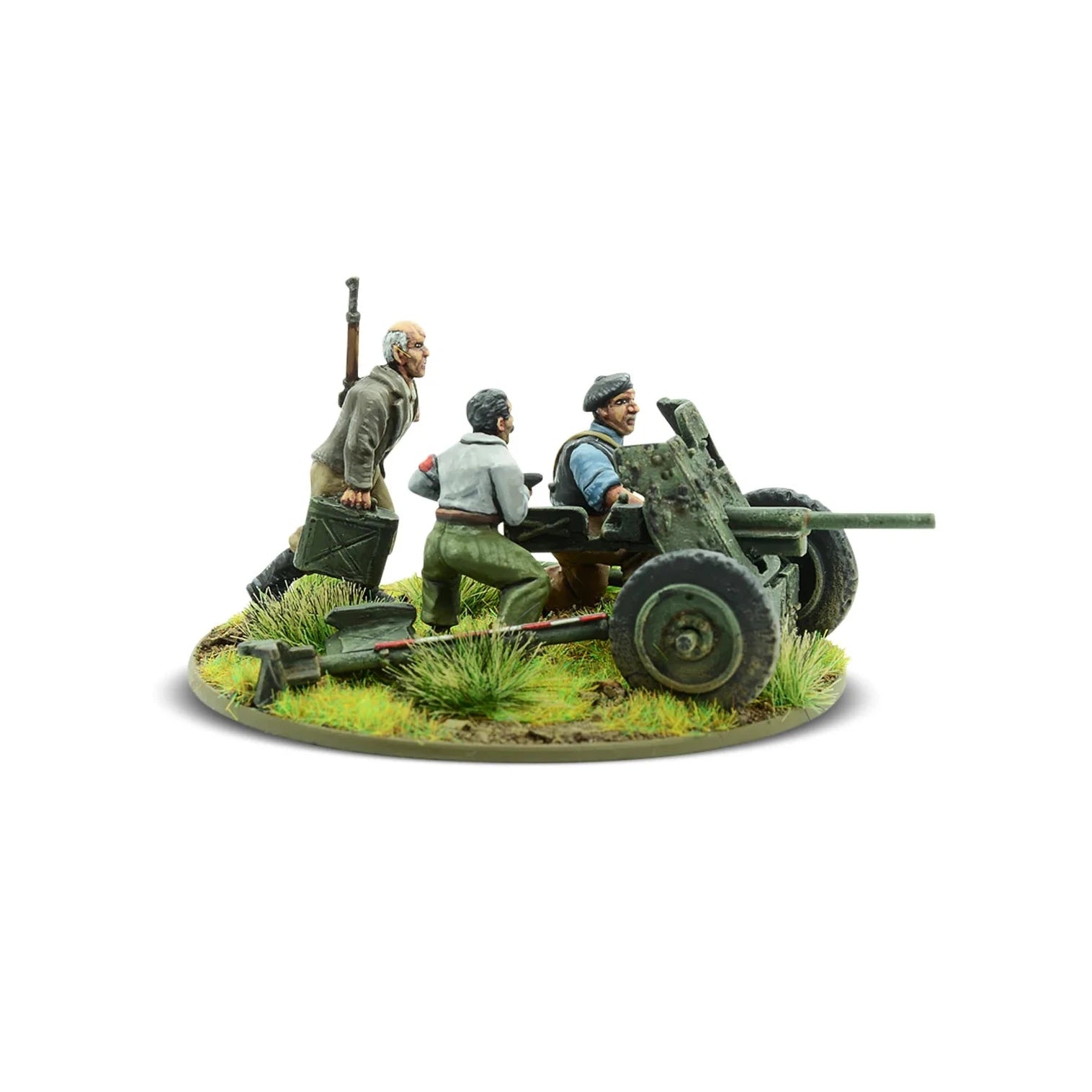 Bolt Action | French Resistance Light Anti Tank Gun | 28mm Metal Blister Pack