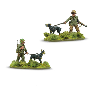 Bolt Action | American USMC War Dogs Team | 28mm Metal Blister Pack