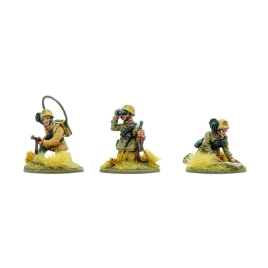 Bolt Action | Italian Bersagliari FOO Team | 28mm Metal Blister Pack | Warlord | Miniature Kingdoms