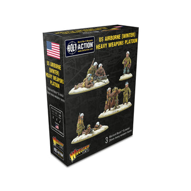 Bolt Action | American US Airborne Winter Heavy Weapons Platoon | 28mm Resin Metal Unit