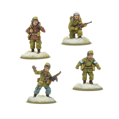 Bolt Action | American US Airborne Winter HQ | 28mm Resin Blister Pack