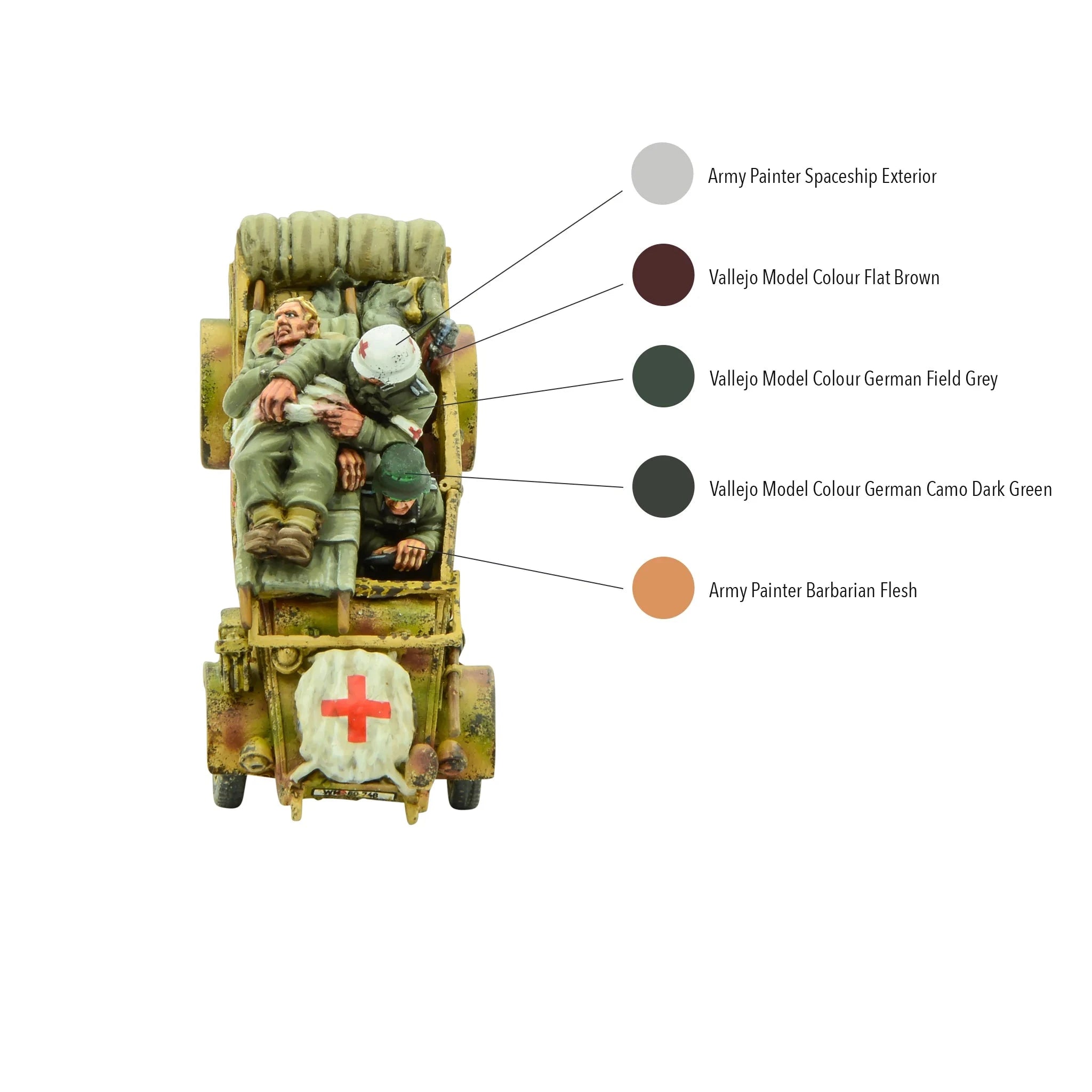 Bolt Action | Kubelwagen Ambulance | 28mm Metal Blister Pack