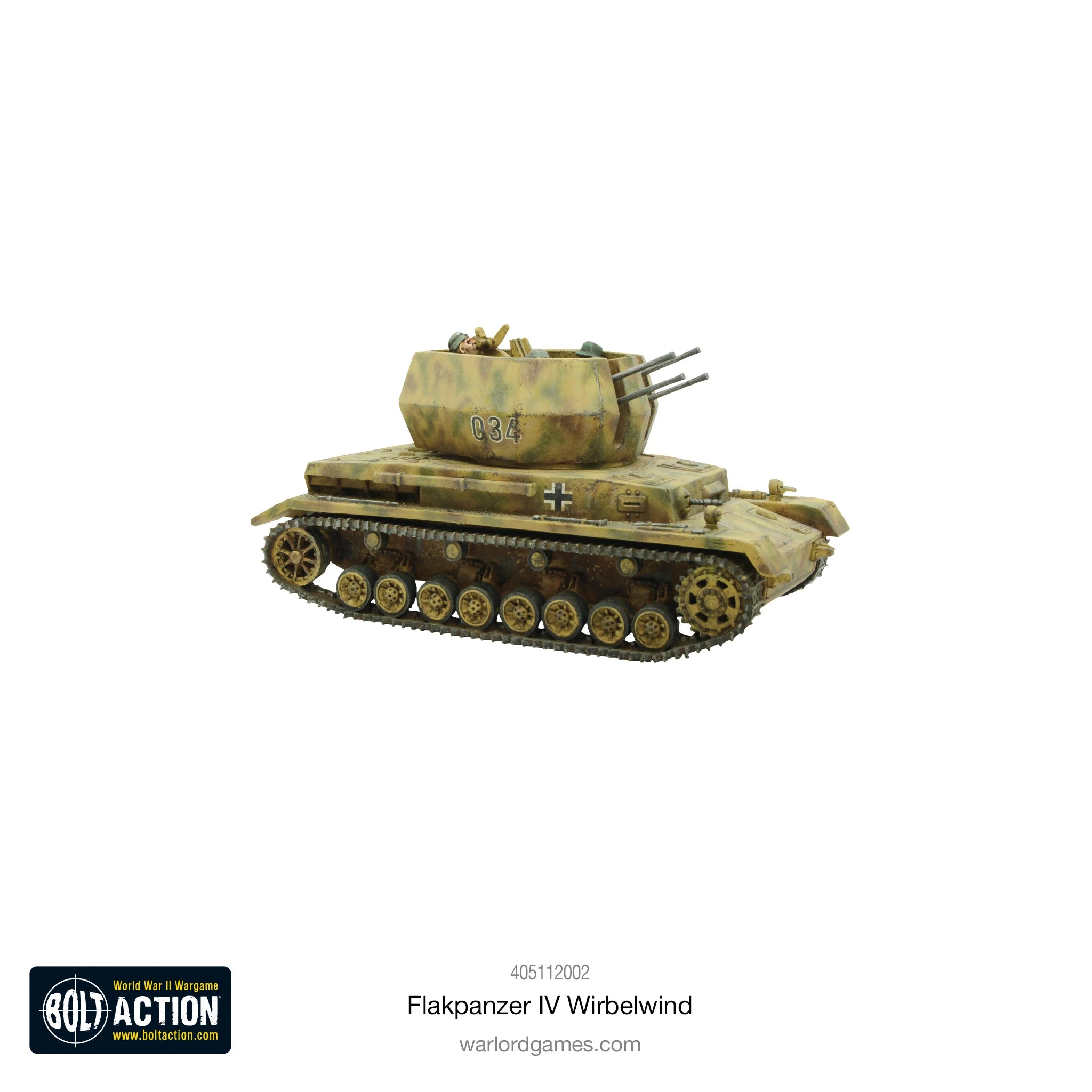 Bolt Action | German Flakpanzer IV Wirbelwind | 28mm Resin Metal Vehicle