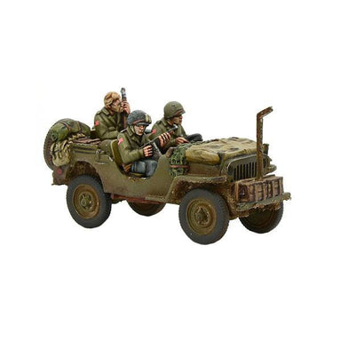 Bolt Action | American Airborne Jeep 44-45 USA | 28mm Metal Blister Pack