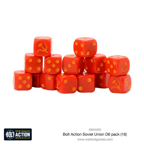 Bolt Action | Soviet Union | D6 Dice Bag | Warlord | Miniature Kingdoms