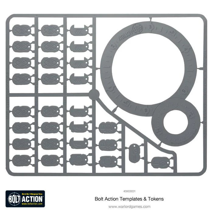 Bolt Action | Other | Bolt Action Templates | 28mm Plastic Other | Warlord | Miniature Kingdoms