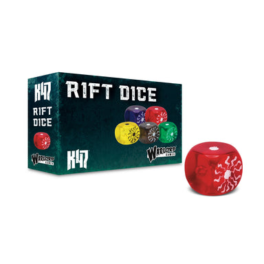 Konflikt 47 | Rift Dice Red | 12 x D6 Dice