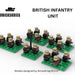 Brickskrieg | British | Infantry Unit | 1/100 Scale Blocks Bag Pack